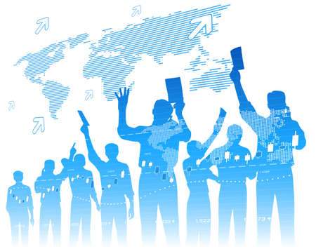 Stock exchangeのイラスト素材