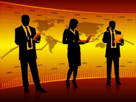 Business teamwork のイラスト素材