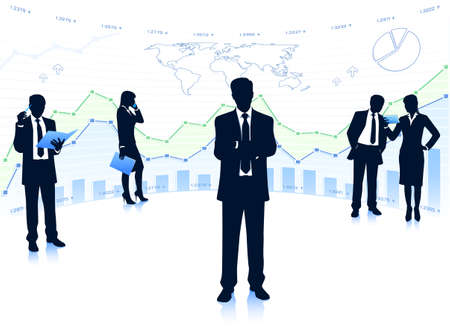 Business teamworkのイラスト素材