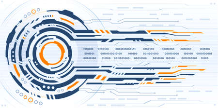 hi-tech backgroundのイラスト素材