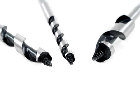 drill bits with augersの写真素材