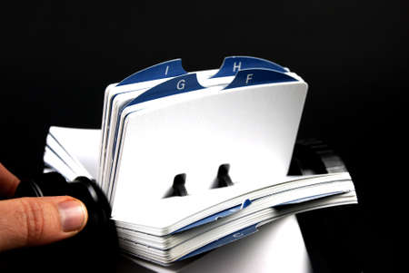 Stock pictures of a rodolex tool for business on black backgroundの写真素材