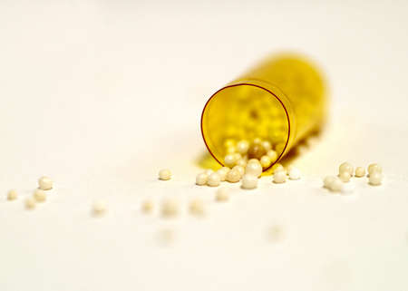 stock pictures of pills over a white backgroundの写真素材