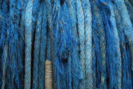 stock pictures of ropes used in ships for protectionの写真素材