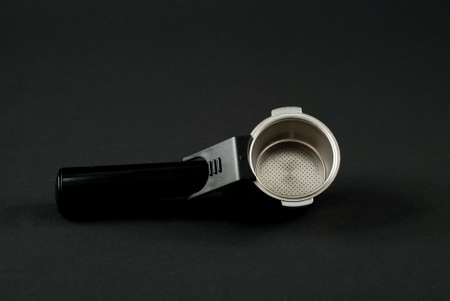 pictures of the parts in an expresso coffee makerの写真素材