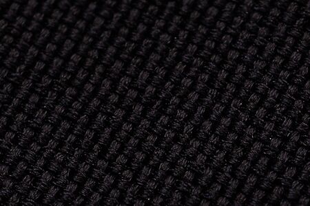 Black cloth. Background textile texture