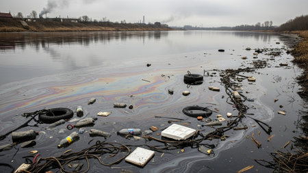 Pollution of the environment. Pollution of nature. Environmental pollution.