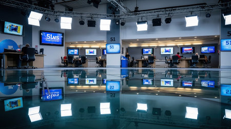 People visit an international event dedicated to information technology.の写真素材