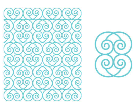 Vector illustration  geometric pattern design for background or wallpaperのイラスト素材