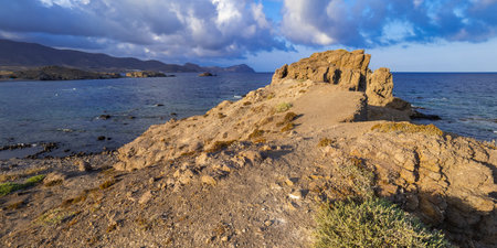 Cala Palo, Los Escullos, Cabo de Gata-NÃ­jar Natural Park, Biosphere Reserve, Hot Desert Climate...