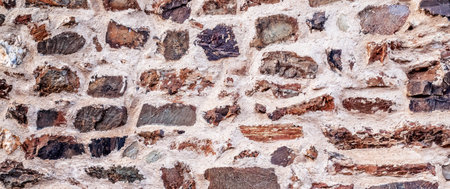 Natural Stone Wall Textured Background