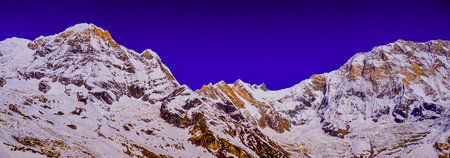 Annapurna South, Annapurna Range, Trek to Annapurna Base Camp, Annapurna Conservation Area,...