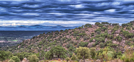 Protected Landscape Monte Valcorchero and Sierra del Gordo, Caceres, Spain