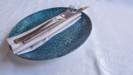 Restaurant Table Service ready to Start Serving Food