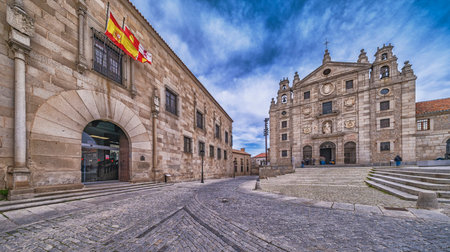 Palace of Nunez Vela, Spanish Cultural Heritage, Traditional Architecture, Old City, Avila, UNESCO...