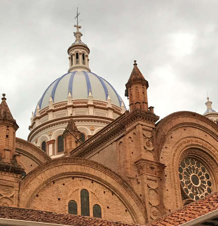 Cuenca Cathedral domeの写真素材