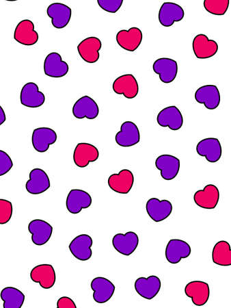 Abstract pattern for Saint Valentine's day, greeting design
