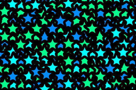 Irregular pattern based on random particles . xmas illustrationの写真素材