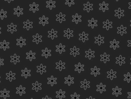 Chaotic lea containing blooming matricaria. Sympathy concept.の写真素材