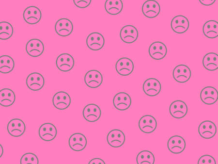 Web decoration. Simple pattern. Crowd based on smart shapes.