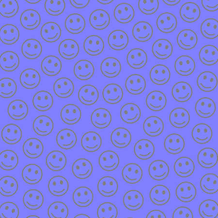 Cooperation theme. Simple texture. Fellowship with funny faces.の写真素材