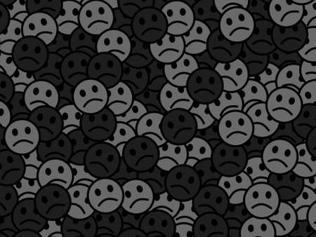 Net illustration. Party texture. Gang composed of funny feelings.の写真素材