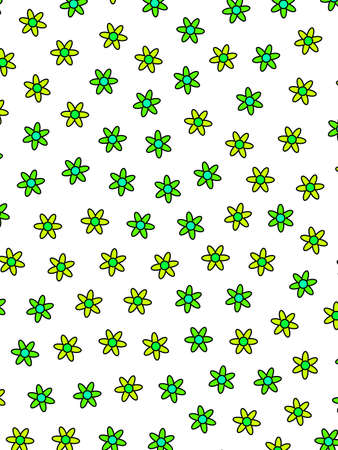 Irregular backgrounds based on blossoming flowers. Liking theme.の写真素材