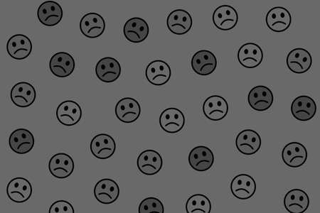 People concept. Geometric pattern. Folk with smart feelings.の写真素材