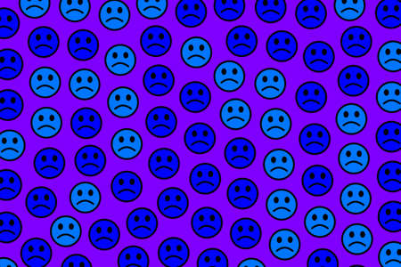 Entertainment concept. Chaotic pattern. Message composed of many feelings.の写真素材