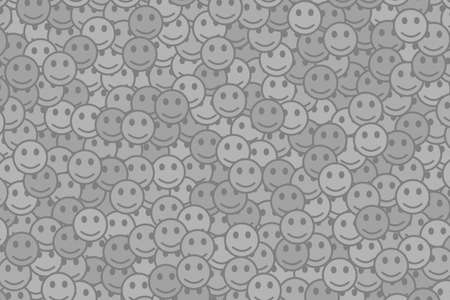 Net theme. Geometric template. Association with amusing faces.の写真素材