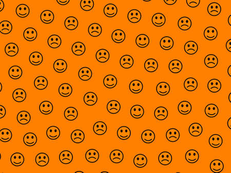 Cooperation backdrop. Beautiful template. Gathering including funny emotions.の写真素材