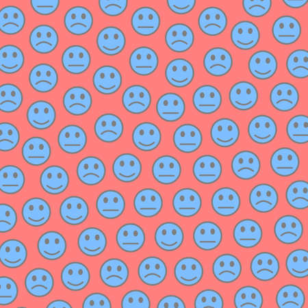 Cooperation decoration. Party texture. Assembly based on comic emotions.の写真素材