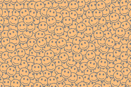 Communication illustration. Fellowship containing funny shapes.の写真素材