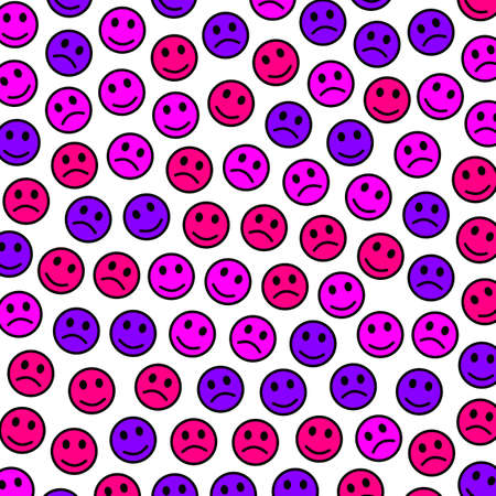 Interplay theme. Party texture. Message composed of multiple faces.の写真素材