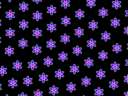 Spring breakthrough including many aster. Sympathy backdrop.の写真素材