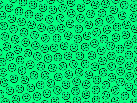 Communication illustration. Simple background. Institution containing amusing smileys.の写真素材