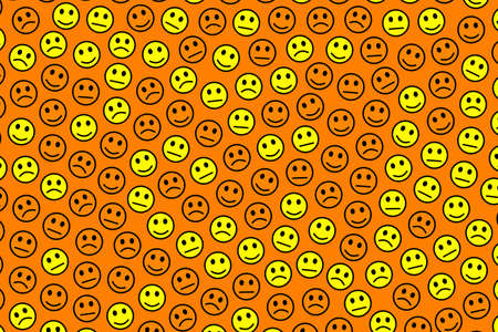 Chat decoration. Abstract backdrounds. Throng comprising multiple moods.の写真素材