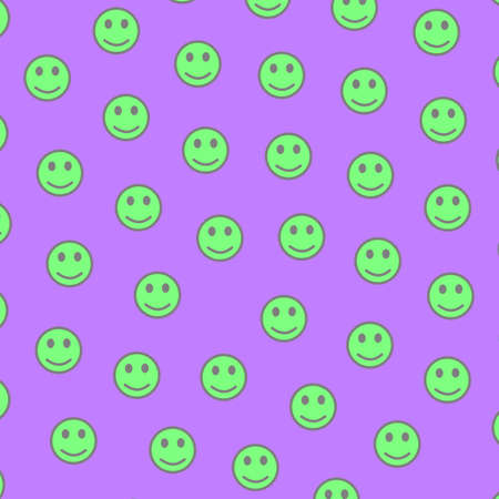 Interaction illustration. Chaotic texture. Folk including random smileys.の写真素材