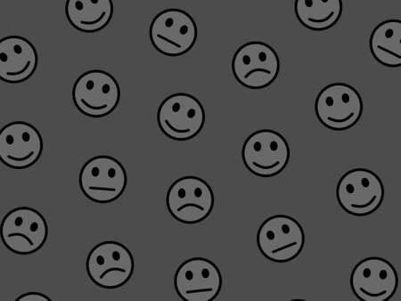 Chat illustration. Geometric texture. Institute composed of smart moods.の写真素材