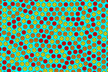 Society theme. Beautiful texture. Mob with random faces.の写真素材