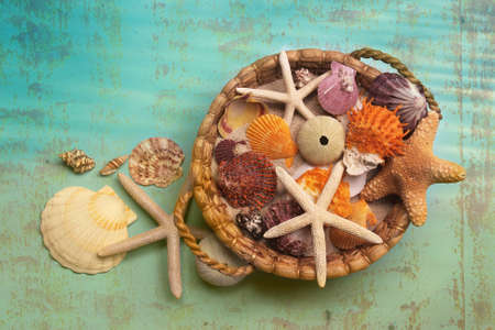 Summer background with copyspace Iの写真素材