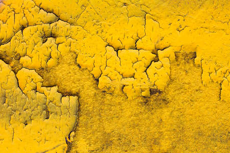 Cracked plaster wall background old cracked paint.の写真素材