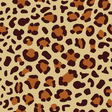 Leopard seamless printのイラスト素材