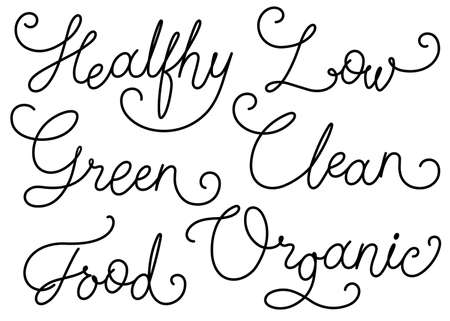 Ecological Natural Product Calligraphy Inscriptions cut file