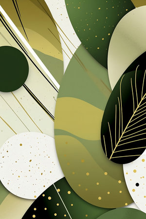 Natural abstract background with leavesの素材