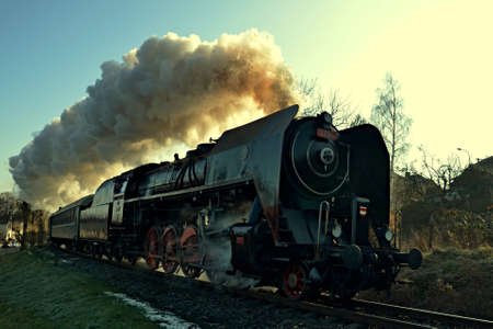 Historic locomotive Noblemanのeditorial素材