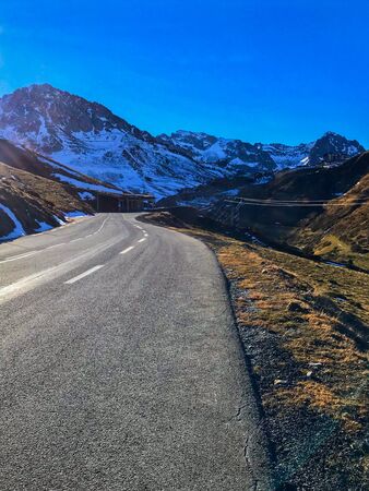 road to the top of the tourmaletの写真素材