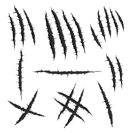 black monster clawのイラスト素材