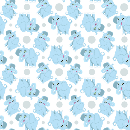 Elephant pattern.のイラスト素材