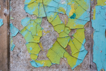 Background with peeling paintの写真素材
